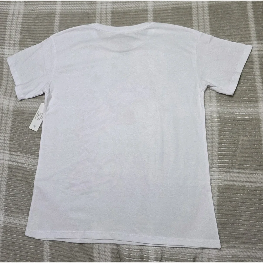 Barbie Girls' Cowgirl Graphic T-Shirt White Pink Short Sleeve Size 6/6X